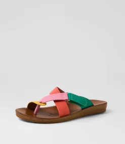Women I LOVE BILLY Flats|Sandals-Kresto Bright Multi Sandals