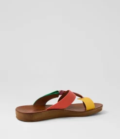 Women I LOVE BILLY Flats|Sandals-Kresto Bright Multi Sandals