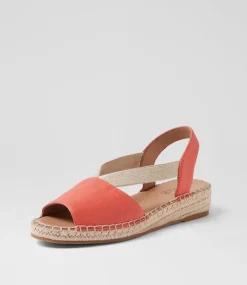 Women SUPERSOFT Comfort|Flats-Krissie Sunset Leather Sandals