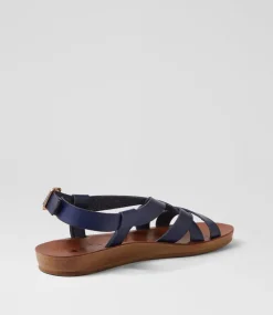 Women I LOVE BILLY Flats|Sandals-Krown Navy Sandals