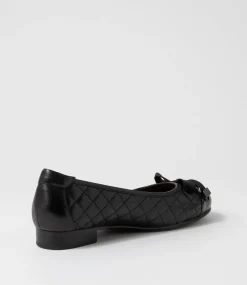 Women SUPERSOFT Comfort|Flats-Kyyle Black Patent Leather Ballet Flats