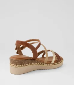 Women I LOVE BILLY Heels|Sandals-Lacie Tan Pale Gold Sandals