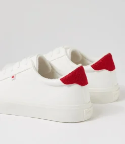 Women I LOVE BILLY Sneakers-LANKEL IL WHITE RED SMOOTH