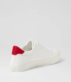 Women I LOVE BILLY Sneakers-LANKEL IL WHITE RED SMOOTH