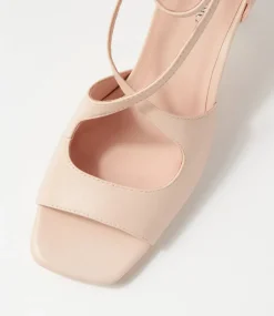 Women TOP END Heels|Sandals-Lanyey Nude Leather Sandals
