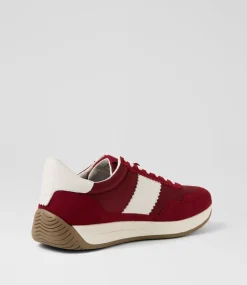 COLORADO Sneakers|Casuals-Larny Maroon Suede Nylon Sneakers