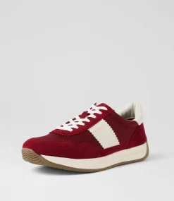 COLORADO Sneakers|Casuals-Larny Maroon Suede Nylon Sneakers