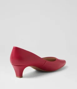 Women SUPERSOFT Dress|Comfort-Lateley Ruby Leather Heels