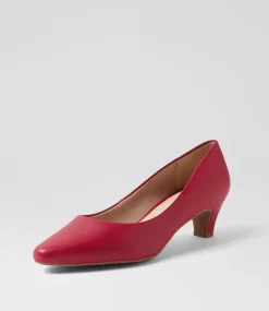 Women SUPERSOFT Dress|Comfort-Lateley Ruby Leather Heels