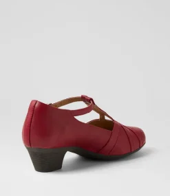 Women SUPERSOFT Comfort|Heels-Latissh Pinot Leather Heels