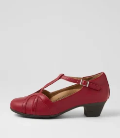 Women SUPERSOFT Comfort|Heels-Latissh Pinot Leather Heels