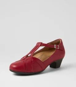 Women SUPERSOFT Comfort|Heels-Latissh Pinot Leather Heels