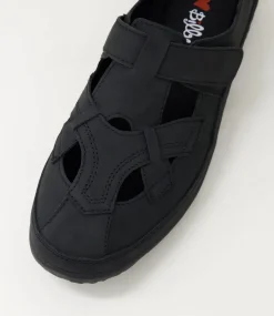 Women I LOVE BILLY Flats-Lemingo Black Nubuck Pu Flat Shoes