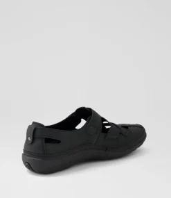 Women I LOVE BILLY Flats-Lemingo Black Nubuck Pu Flat Shoes