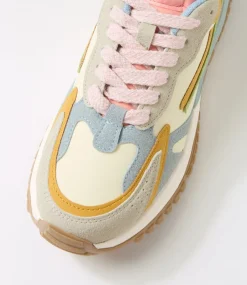 Women BLOWFISH Sneakers-Leo Pistachio Multi Microsuede Sneakers