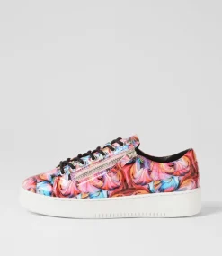 Women I LOVE BILLY Sneakers-Liberty Bright Swirl Patent Pu Sneakers