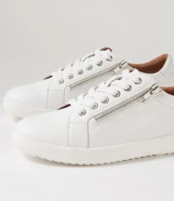 Women SUPERSOFT Comfort|Sneakers-Lillyz White Leather Sneakers