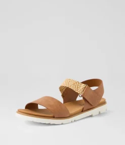 Women I LOVE BILLY Flats|Sandals-Lintee Tan Sandals