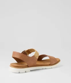 Women I LOVE BILLY Flats|Sandals-Lintee Tan Sandals