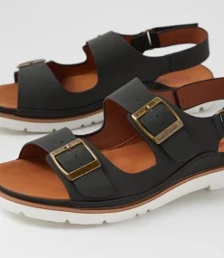 Women I LOVE BILLY Flats|Sandals-Lippert Black Sandals
