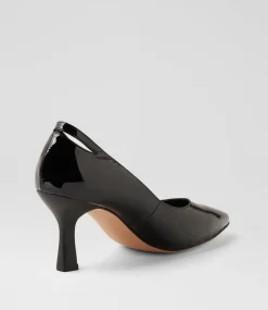 Women TOP END Dress|Heels-Lissia Black Patent Leather Pump Heels