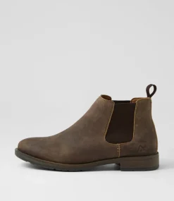 COLORADO Boots|Casuals-Lizard Taupe Oil Suede Chelsea Boots