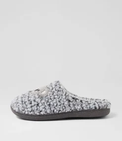 Women I LOVE BILLY Flats-Loalla Light Grey Multi Flat Shoes