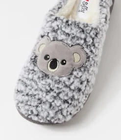 Women I LOVE BILLY Flats-Loalla Light Grey Multi Flat Shoes
