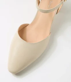 Women DIANA FERRARI Dress|Heels-Loctavia Almond Natural Leather Heels
