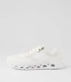 Women SUPERSOFT Comfort|Sneakers-Loveli White Fabric Sneakers