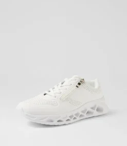 Women SUPERSOFT Comfort|Sneakers-Loveli White Fabric Sneakers