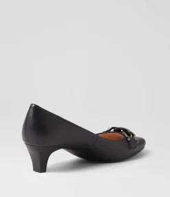 Women SUPERSOFT Dress|Comfort-LOVELY SU NAVY LEATHER
