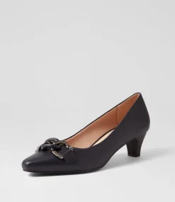 Women SUPERSOFT Dress|Comfort-LOVELY SU NAVY LEATHER