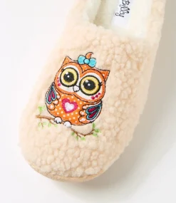 Women I LOVE BILLY Flats-Lowl Beige Multi Slippers