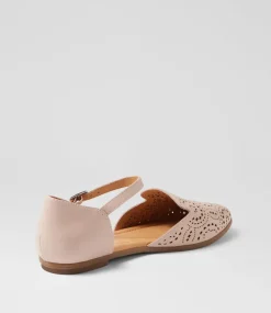 Women DIANA FERRARI Flats-Luanda Nude Leather Flat Shoes