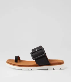 Women I LOVE BILLY Flats|Sandals-Lucie Black Sandals