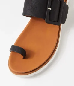 Women I LOVE BILLY Flats|Sandals-Lucie Black Sandals