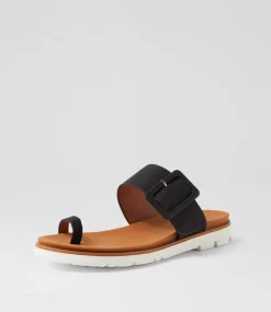 Women I LOVE BILLY Flats|Sandals-Lucie Black Sandals