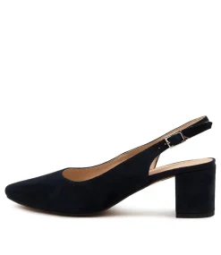 Women DIANA FERRARI Heels-LUCINE NAVY SUEDE