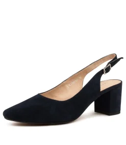 Women DIANA FERRARI Heels-LUCINE NAVY SUEDE