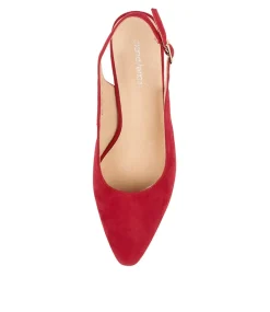 Women DIANA FERRARI Heels-LUCINE RED SUEDE