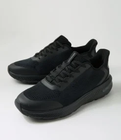 COLORADO Sneakers-Lug Black Mesh Sneakers