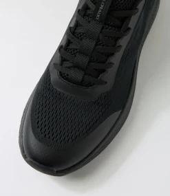 COLORADO Sneakers-Lug Black Mesh Sneakers