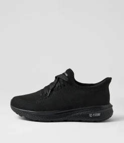 Women COLORADO Sneakers-Lunar Black Knit Sneakers