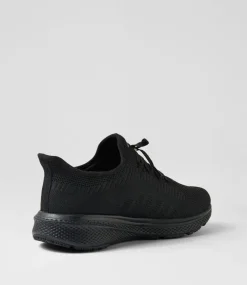 Women COLORADO Sneakers-Lunar Black Knit Sneakers