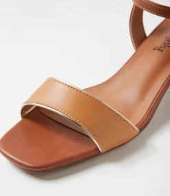 Women I LOVE BILLY Heels|Sandals-Lunto Tan Pale Gold Sandals