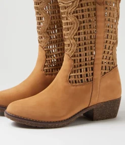 Women COLORADO Boots|Comfort-Luxie Light Tan Nubuck Calf Boots