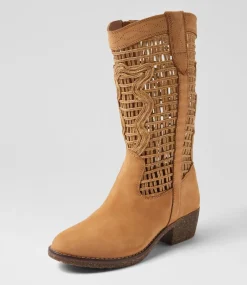 Women COLORADO Boots|Comfort-Luxie Light Tan Nubuck Calf Boots
