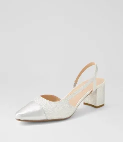 Women DIANA FERRARI Heels-LUXURY DF SILVER MULTI
