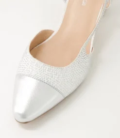 Women DIANA FERRARI Heels-LUXURY DF SILVER MULTI